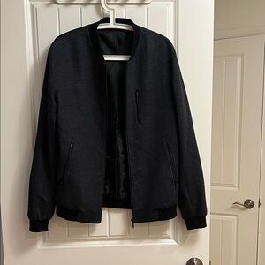 Topman Charcoal Bomber Jacket
